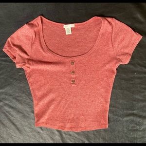 Burnt Orange Crop Top